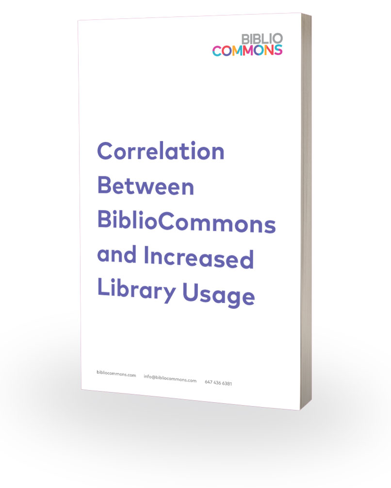 Correlation Between BiblioCommons And Increased Library Usage